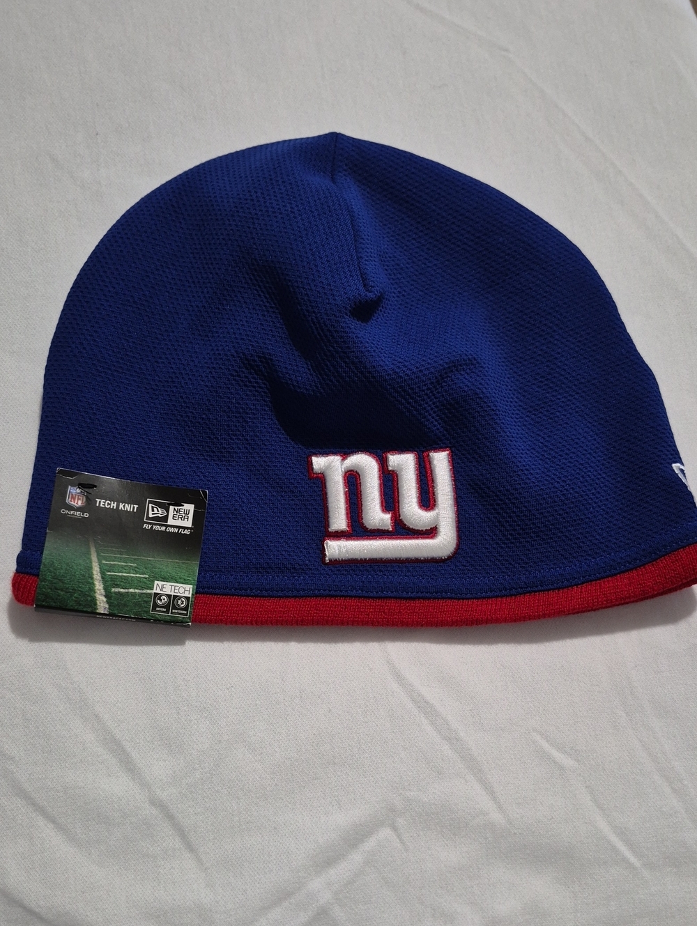 New Era Blue and Red NY Tech Knit Beanie
